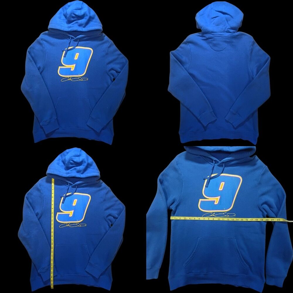 Fanatics Nascar Chase Elliott Mens Large #8 Hoodie Sweatshirt Blue